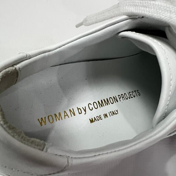NEW Common Projects BBALL Low Top Sneakers White Shoes 3864 WOMAN EU 37 US 6.5 - Picture 7 of 14